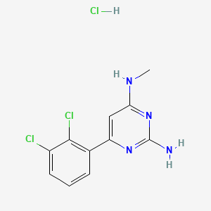 molecular formula C11H11Cl3N4 B1139317 TH287 hydrochloride 