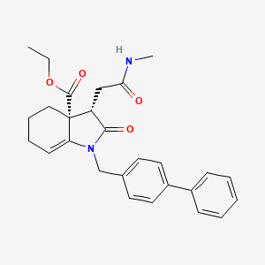 molecular formula C27H30N2O4 B1139325 Fumarate hydratase-IN-1 