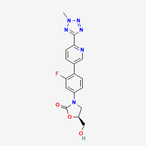 molecular formula C17H15FN6O3 B1139328 (S)-Tedizolid CAS No. 1431699-67-0