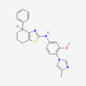 molecular formula C24H24N4OS B1139336 gamma-Secretase modulator 1 CAS No. 1172637-87-4