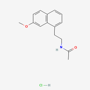 molecular formula C15H18ClNO2 B1139338 Agomelatine hydrochloride 