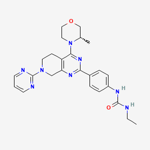 molecular formula C25H30N8O2 B1139342 mTOR-IN-1 CAS No. 1207358-59-5