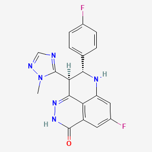 molecular formula C19H14F2N6O B1139343 Bmn-673 8R,9S CAS No. 1207456-00-5