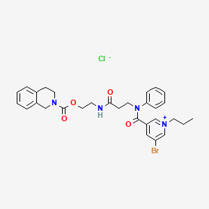 molecular formula C30H34BrClN4O4 B1139345 TCV-309 chloride 