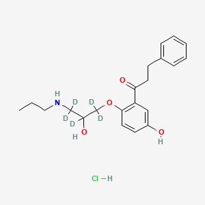 5-Hydroxy Propafenone (D5 Hydrochloride)