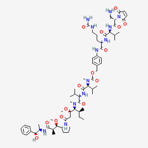 molecular formula C65H100N12O15 B1139365 mDPR-Val-Cit-PAB-MMAE 