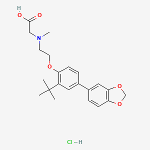 molecular formula C22H28ClNO5 B1139371 LY2365109 hydrochloride 