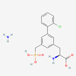 molecular formula C16H20ClN2O5P B1139373 SDZ 220-581 Ammonium salt CAS No. 179411-94-0