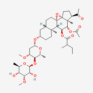 molecular formula C42H66O14 B1139391 Tenacissoside H 