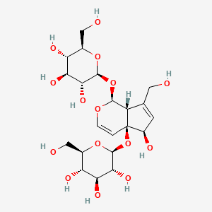 molecular formula C21H32O15 B1139392 Melittoside CAS No. 19467-03-9