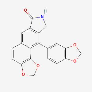molecular formula C20H13NO5 B1139403 Helioxanthin derivative 5-4-2 
