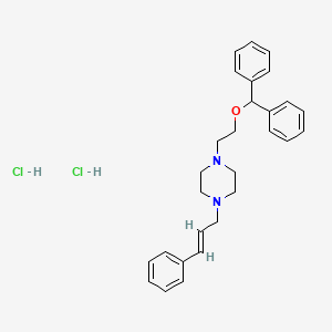 molecular formula C28H32N2O.2HCl B1139405 GBR 12783 dihydrochloride CAS No. 67469-75-4