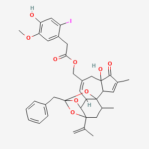 molecular formula C37H39IO9 B1139408 6'-碘树脂毒素 CAS No. 335151-55-8
