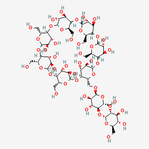 molecular formula C54H90O45 B1139414 6-O-alpha-Maltosyl-beta-cyclodextrin CAS No. 104723-60-6