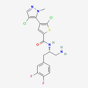 molecular formula C18H17Cl2FN4OS B1139415 Afuresertib CAS No. 1047634-63-8