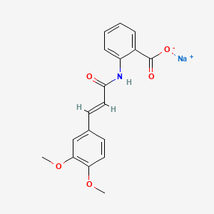 molecular formula C18H16NNaO5 B1139417 Tranilast sodium CAS No. 104931-56-8