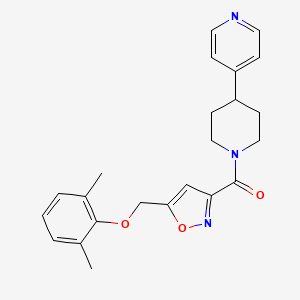 molecular formula C23H25N3O3 B1139421 Dafadine-A CAS No. 1065506-69-5