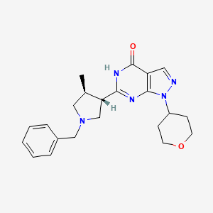 molecular formula C22H27N5O2 B1139424 PDE-9 inhibitor CAS No. 1082743-70-1