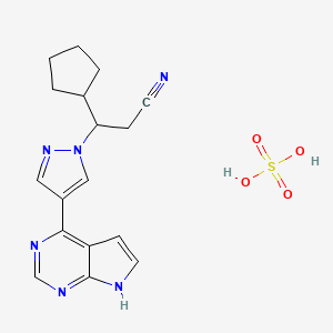 molecular formula C17H20N6O4S B1139427 INCB018424 sulfate CAS No. 1092939-16-6