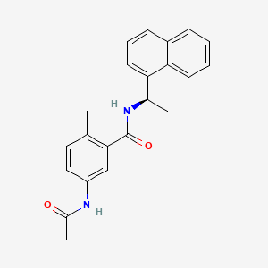 molecular formula C22H22N2O2 B1139428 PLpro抑制剂 CAS No. 1093070-14-4
