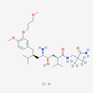 molecular formula C30H48D6ClN3O6 B1139436 Aliskiren-d6 Hydrochloride CAS No. 1246815-96-2