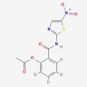 molecular formula C12H9N3O5S B1139437 Nitazoxanide-d4 