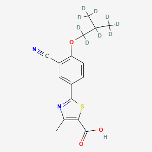 molecular formula C16H16N2O3S B1139438 Febuxostat D9 CAS No. 1246819-50-0
