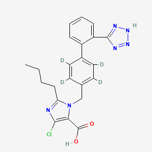 molecular formula C22H21ClN6O2 B1139441 Losartan-d4 Carboxylic Acid CAS No. 1246820-62-1