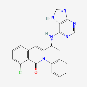 molecular formula C22H17ClN6O B1139448 Duvelisib R enantiomer 
