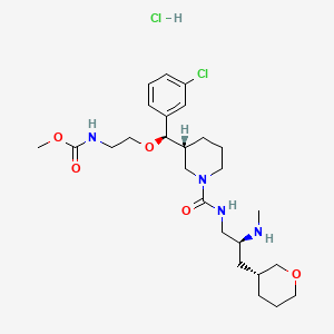 molecular formula C26H42Cl2N4O5 B1139449 VTP-27999 Hydrochloride CAS No. 1264191-73-2