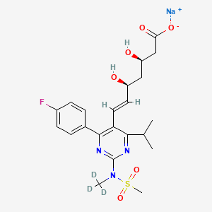 molecular formula C22H27FN3NaO6S B1139452 Rosuvastatin-d3 