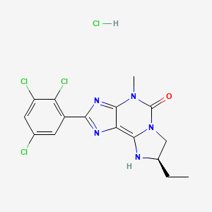 molecular formula C16H15Cl4N5O B1139461 PSB-10 hydrochloride CAS No. 591771-91-4