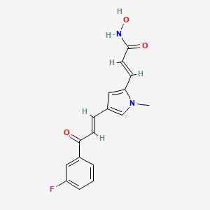 molecular formula C17H15FN2O3 B1139465 MC1568 CAS No. 1239610-44-6