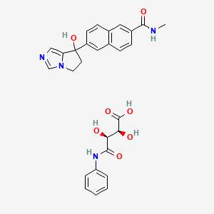 molecular formula C28H28N4O7 B1139479 TAK-700 salt CAS No. 426219-53-6