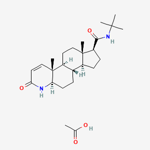 molecular formula C25H40N2O4 B1139481 Finasteride acetate 