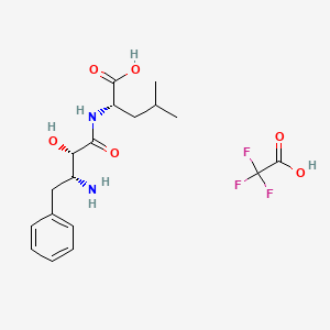 molecular formula C18H25F3N2O6 B1139483 Bestatin trifluoroacetate 