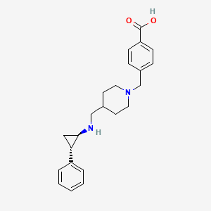 molecular formula C23 H28 N2 O2 B1139488 GSK2879552 CAS No. 1401966-63-9