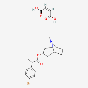 molecular formula C21H26BrNO6 B1139492 PG-9 Maleate 