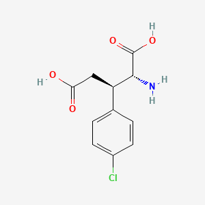 (2R,3S)-beta-p-Chlorophenylglutamic acid