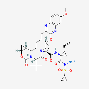 Grazoprevir sodium