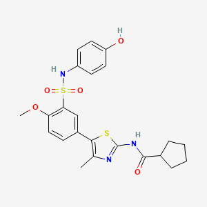 molecular formula C23H25N3O5S2 B1139507 PI4KIIIbeta-IN-9 