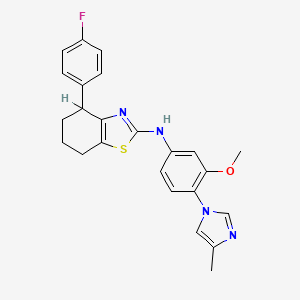 molecular formula C24H23FN4OS B1139509 gamma-Secretase modulator 3 