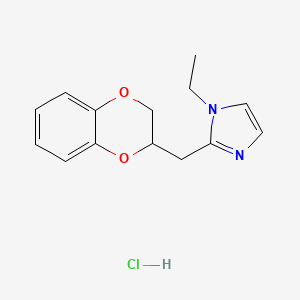 molecular formula C14H16N2O2.HCl B1139517 Imiloxan hydrochloride CAS No. 81167-22-8