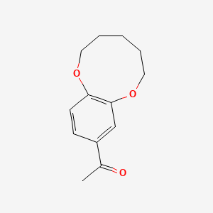 11-ACETYL-3,9-DIOXA-BENZO[1,2]CYCLONONENE
