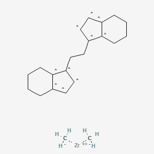 Zirconium,[(7aS,7'aS)-1,2-ethanediylbis[(1,2,3,3a,7a-h)-4,5,6,7-tetrahydro-1H-inden-1-ylidene]]dimethyl-(9CI)