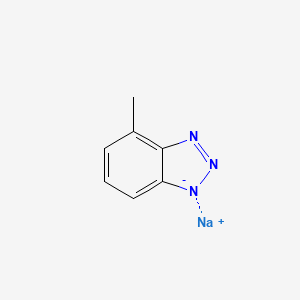 molecular formula C7H6N3Na B1139555 Sodium 4-tolyltriazole CAS No. 64665-57-2