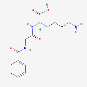 molecular formula C15H21N3O4 B1139559 n-Benzoylglycyllysine CAS No. 108392-04-7