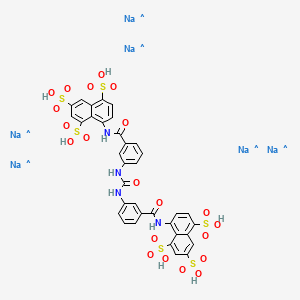 1,3,5-Naphthalenetrisulfonicacid, 8,8'-[carbonylbis(imino-3,1-phenylenecarbonylimino)]bis-, sodium salt(1:6)