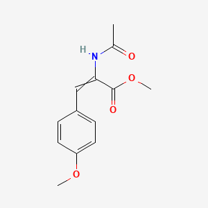 molecular formula C13H15NO4 B1139572 Methyl 2-acetamido-3-(4-methoxyphenyl)prop-2-enoate CAS No. 105962-56-9