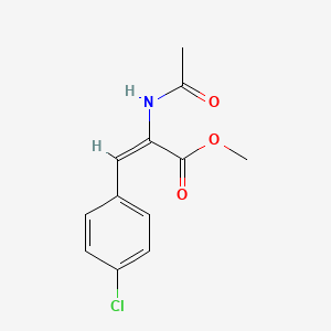 molecular formula C12H12ClNO3 B1139582 methyl (E)-2-acetamido-3-(4-chlorophenyl)prop-2-enoate CAS No. 102245-02-3